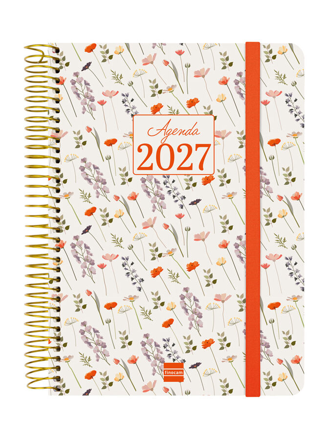 Agenda Finocam Cloe Dia P&agrave;gina 2027 Castell&agrave; Vermell