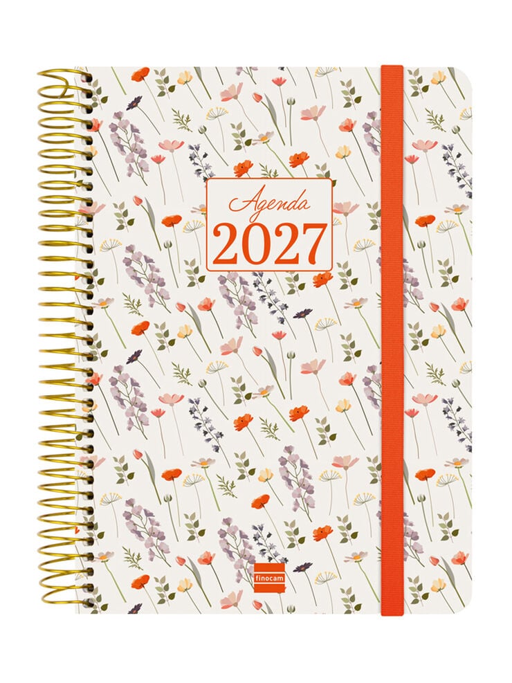 Agenda Finocam Cloe Dia P&agrave;gina 2027 Castell&agrave; Vermell