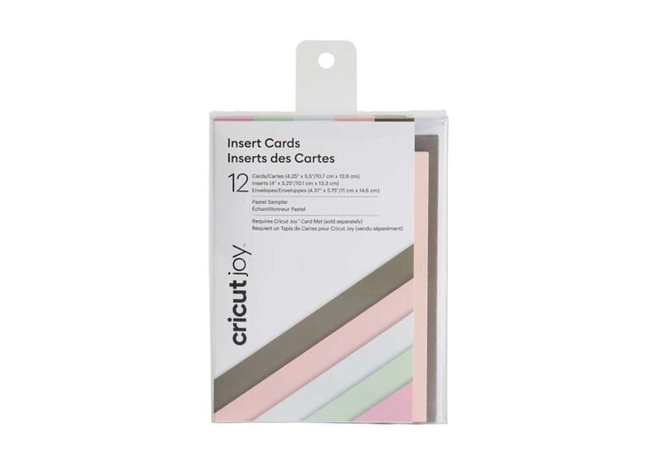 Cricut Joy Insert Cards 10,8 cm x 14 cm 12-pack (Pastel)