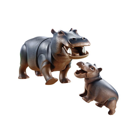 Playmobil Family Fun Hipopòtam amb Bebè (70354)