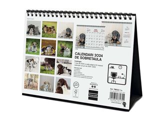 Calendari sobretaula Finocam 2024 Gossos I Gats cat