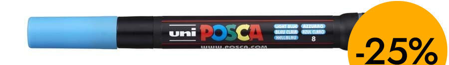 Rotulador Posca PCF-350 1-10mm azul