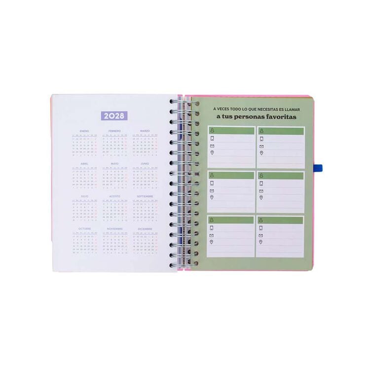 Agenda escolar Wonder di&agrave;ria castell&agrave; 2026-2027 - Si la vida te da limones&hellip;