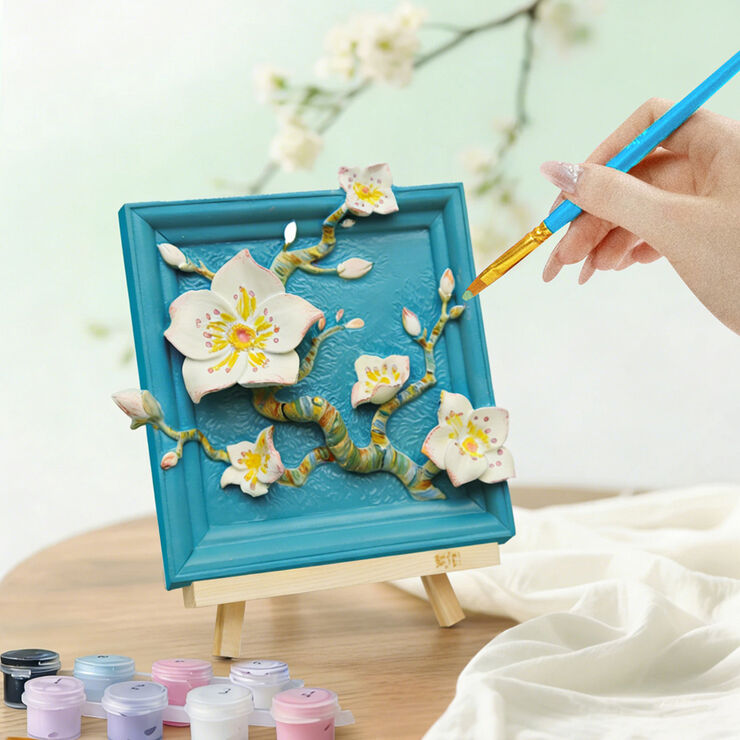 Pintura 3D Magn&egrave;tica flors d'albercoc