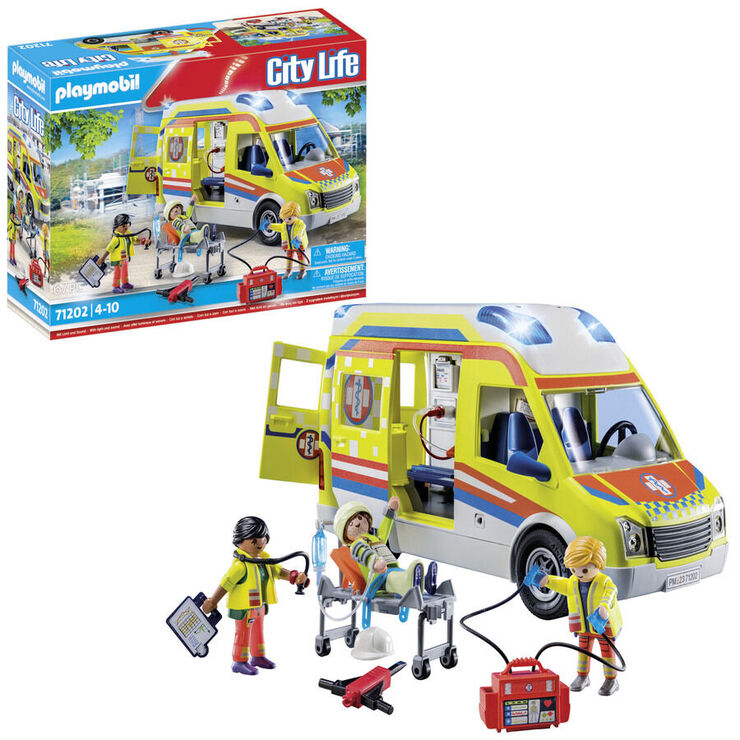 Playmobil City Ambulancia con luz y sonido 71202