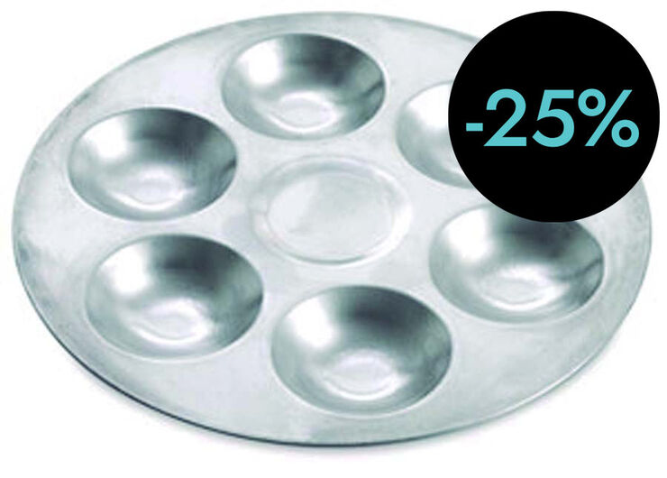 Paleta rodona alumini Talens 6 espais