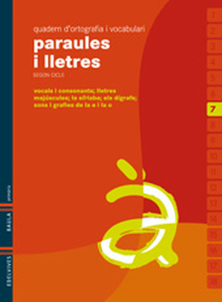 PARAULES I LLETRES 07 Edelvives 9788426374523