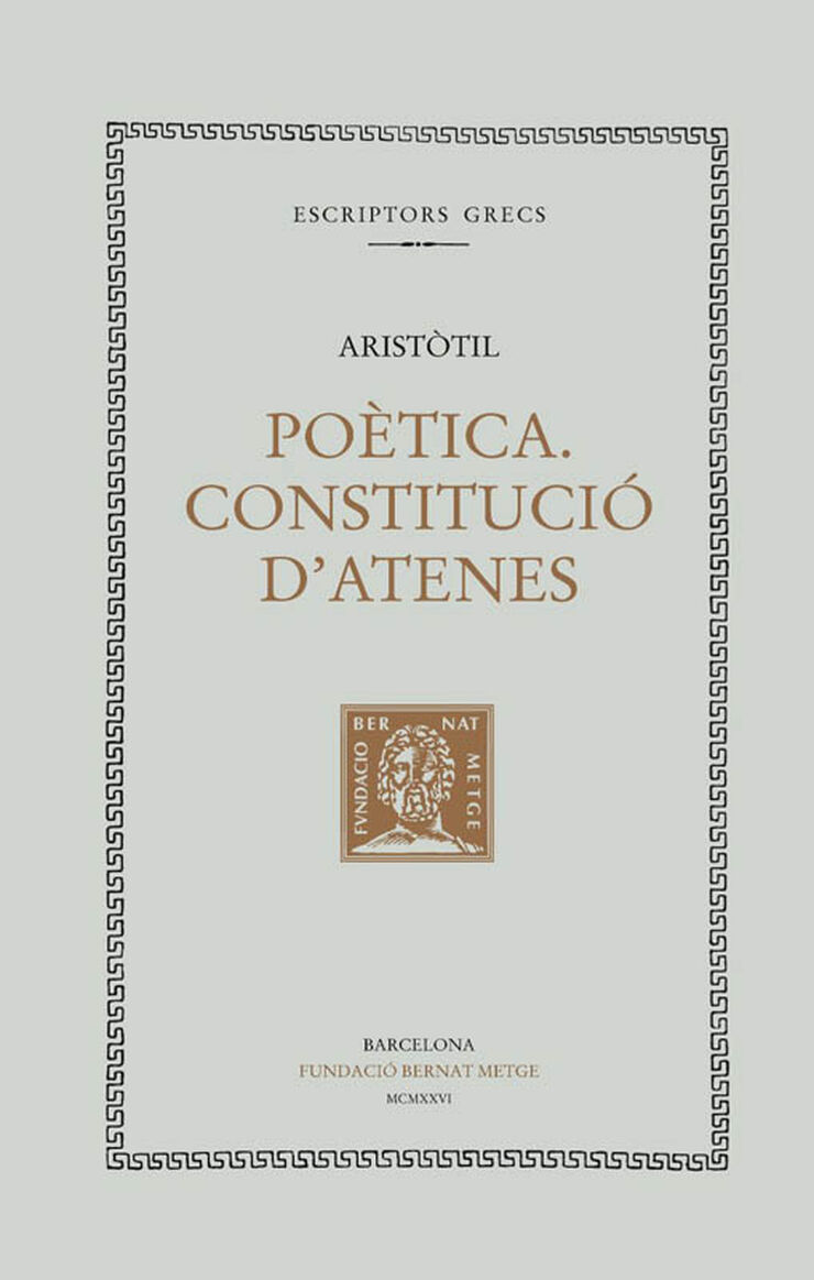 Poètica. Constitució d'Atenes