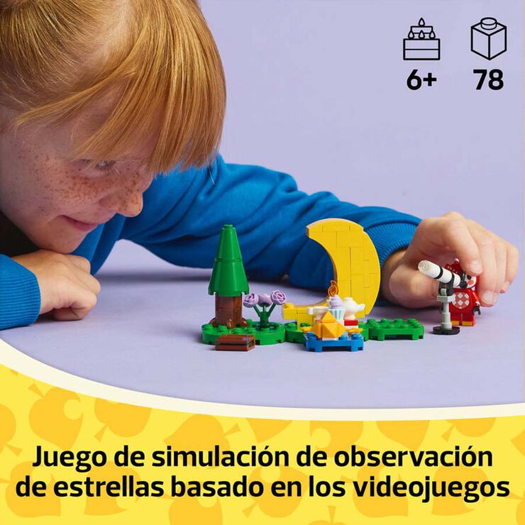 LEGO® Animal Crossing Mirando las estrellas con Estela 77053