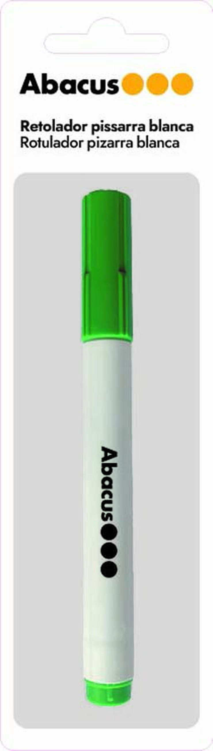 Marcador Pizarra blanca Abacus verde