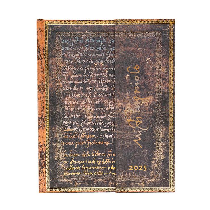 Agenda Paperblanks Michelangelo Ultra sem/vista castellano 2025