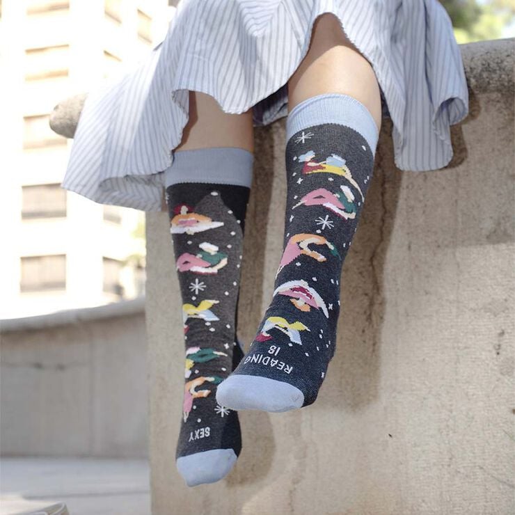 Conjunt de Tassa i Mitjons Reading is sexy