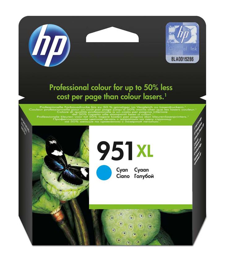 Cartucho original HP 951XL cian - CN046AE