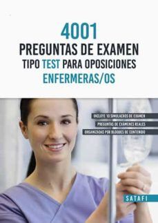 4001 Preguntas de examen tipo test para oposiciones en enfermeras/os