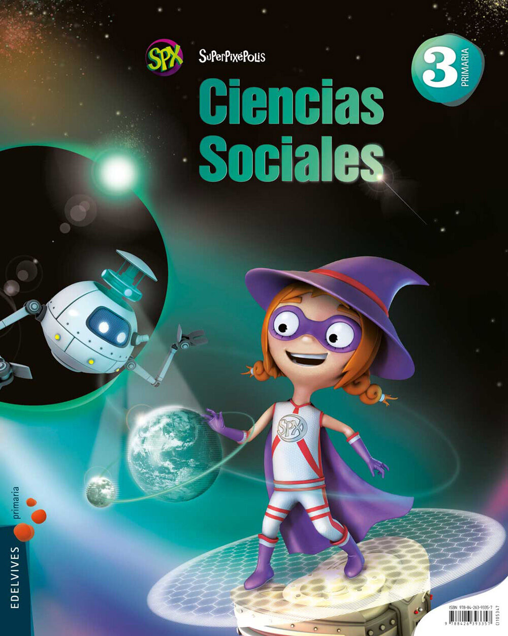 Sociales/Superpix&eacute;polis PRIM&Agrave;RIA 3 Edelvives 9788426393357