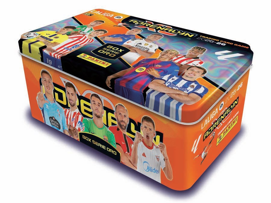 Tin Box serie Oro Adrenalyn 2025/2026