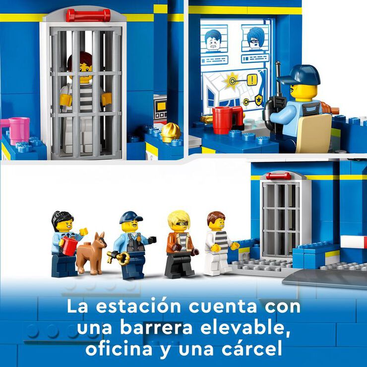 LEGO® City Persecución en la Comisaría de Policía con Cárcel 60370