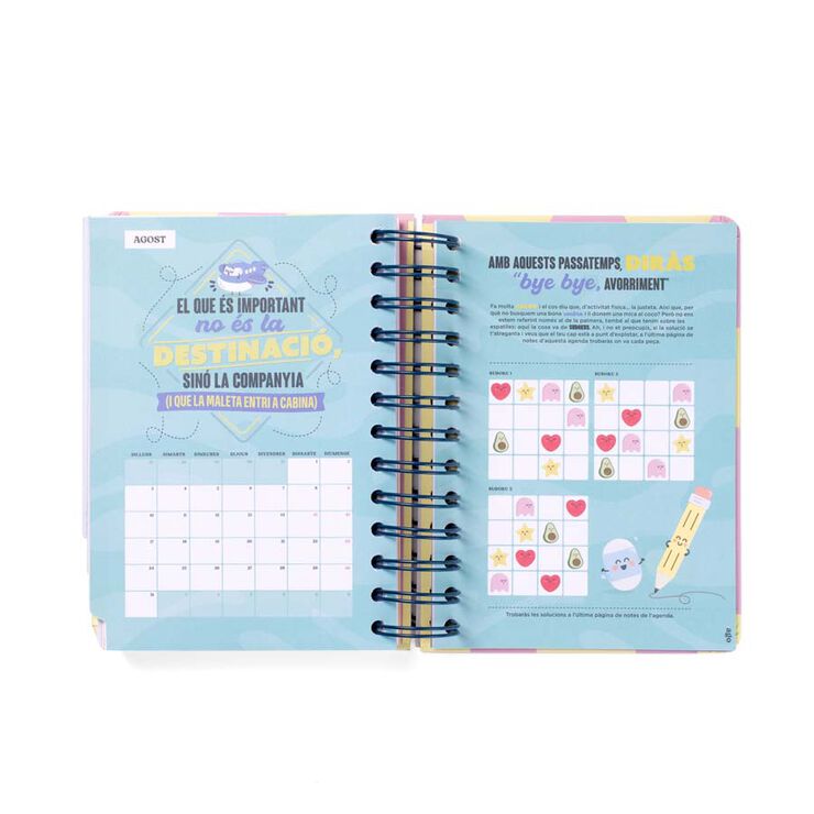 Agenda escolar Mr. Wonderful Wonder Mini día/pág cat 2025-26 Gran dia a la vista