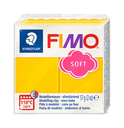 Pasta modelar FIMO Soft Groc girasol de 57 g
