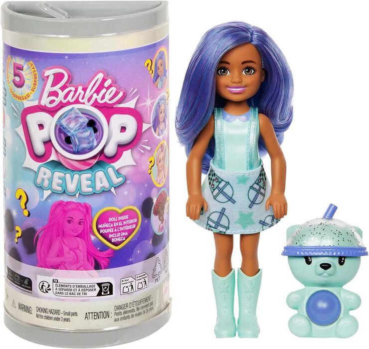 Barbie Chelsea Pop Reveal Bubble Tea Surtido