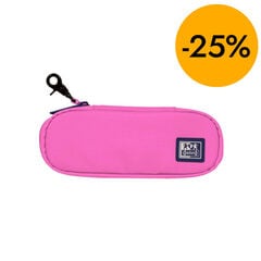 Estuche oval Oxford B-Hook rosa