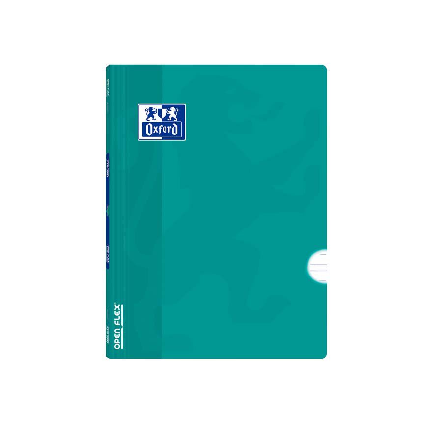Libreta grapada A5 48 hojas pauta 3,5 margen Oxford Openflex  aqua