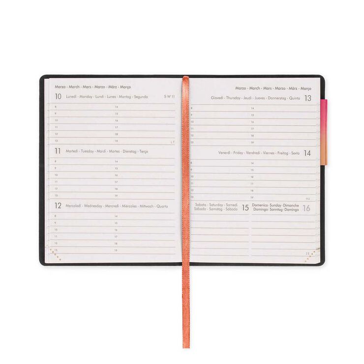 Agenda Legami Mini sem/vista mult 2025 Golden Hour