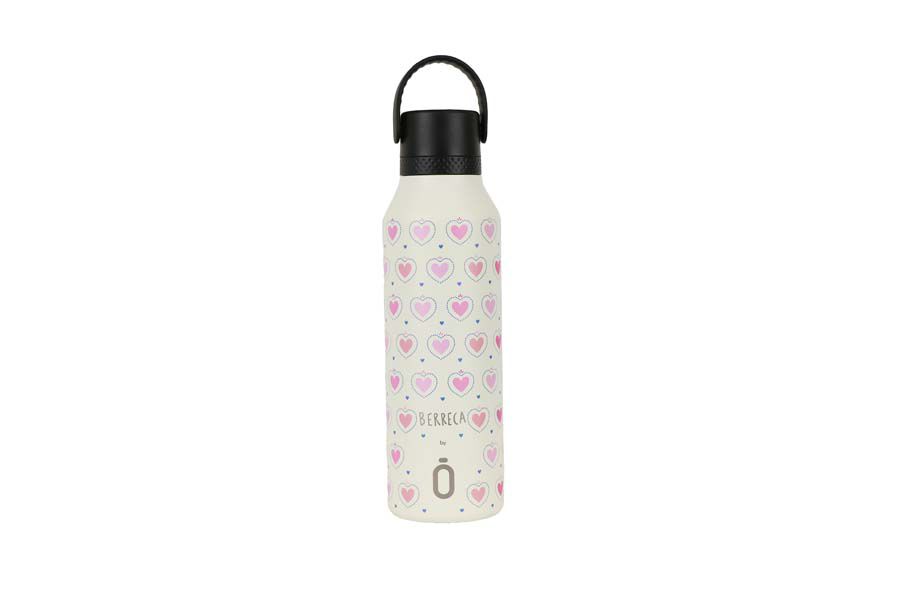 Botella Termo Runbott Mii 600ml Berreca Hearts