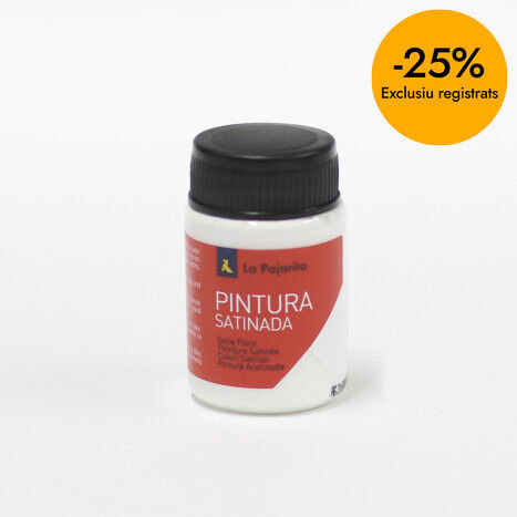 Pintura setinada La Pajarita 35ml blanc