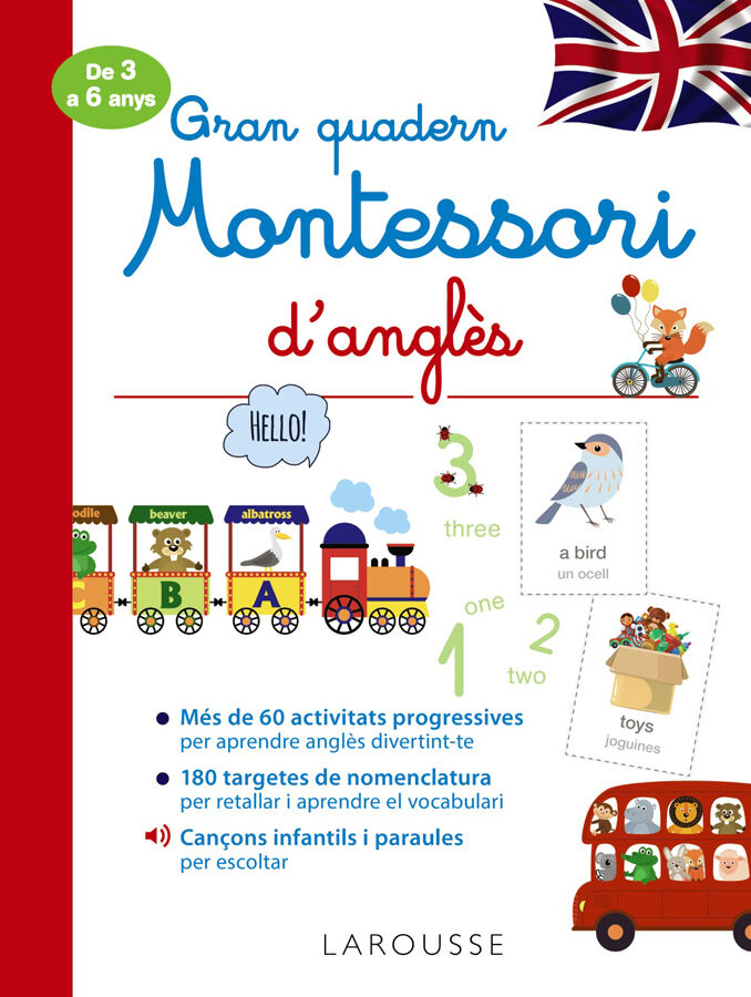 Gran quadern Montessori d'angl&egrave;s