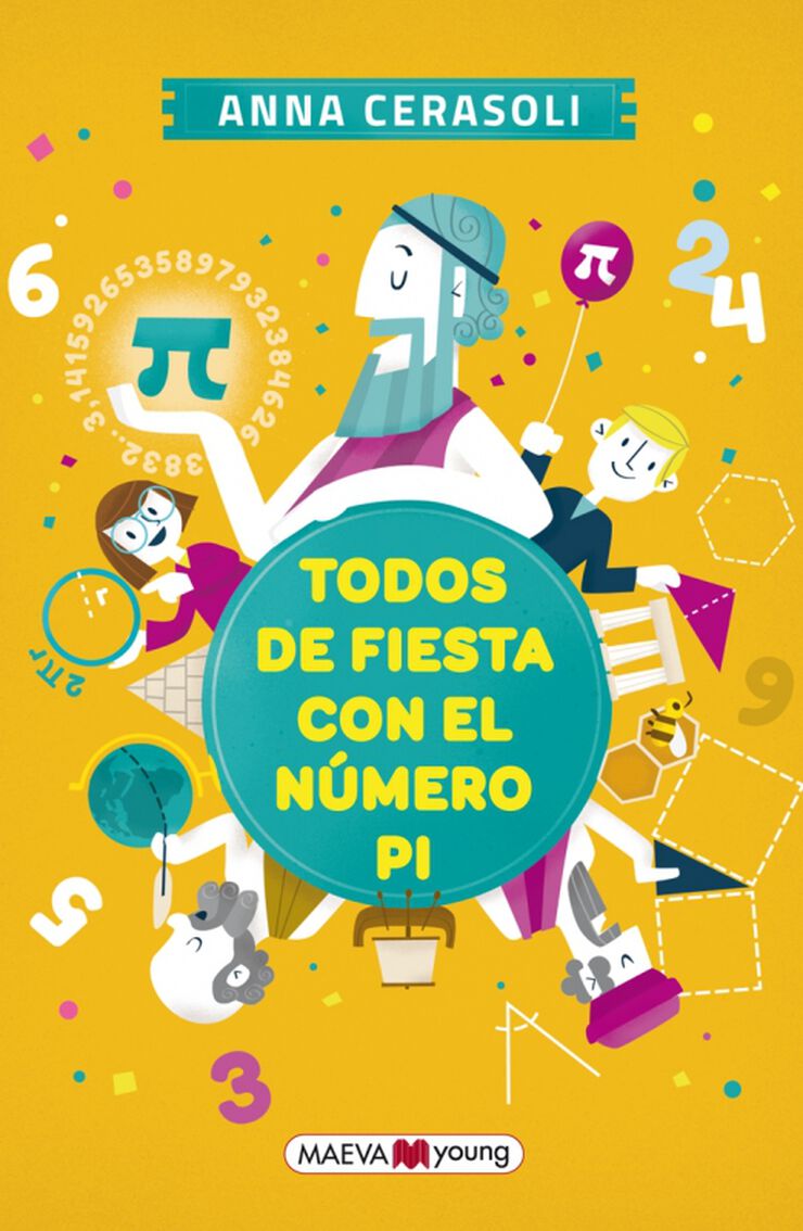 Todos de fiesta con el número PI