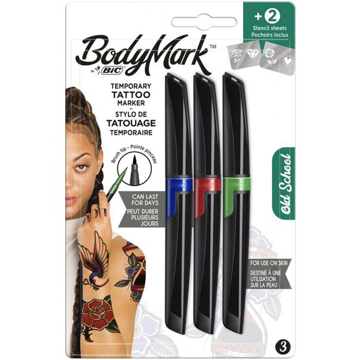 Marcadors Bic Tattoo Bodymark Old school