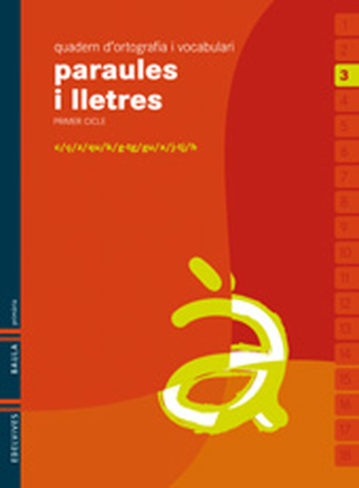 PARAULES I LLETRES 03 Edelvives 9788426374486
