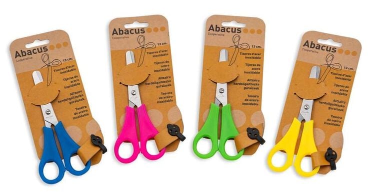 Tisora escolar Abacus 13cm