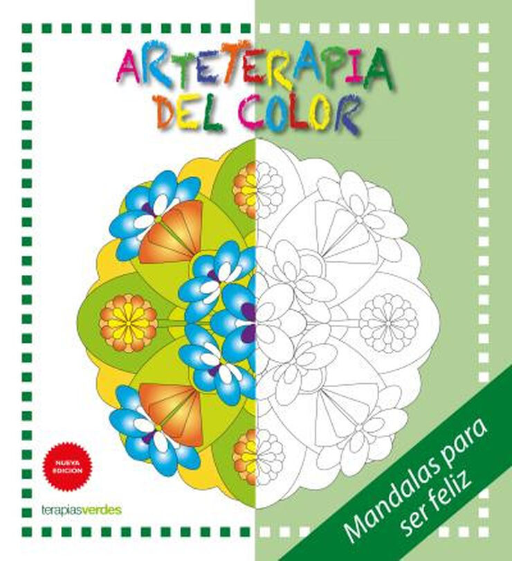 Arteterapia del color. Mandalas ser feliz