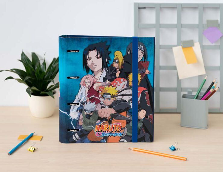 Carpeta 4 anillas Naruto Shippuden