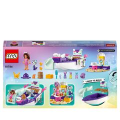 LEGO® Casa de Muñecas de Gabby Barco y Spa de Gabby y MerCat con Salón de Belleza 10786