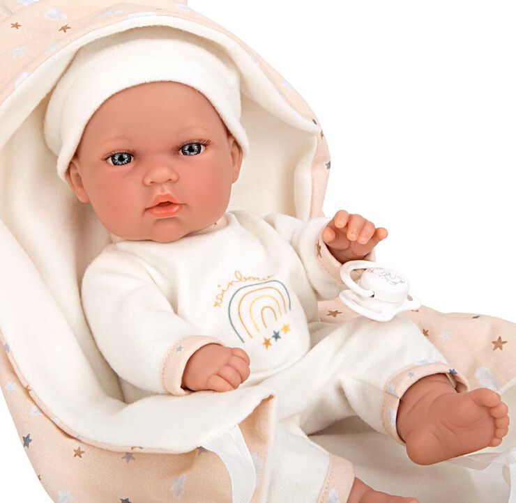 Nino Natal Beige Amb Cos Vinyl 30Cm