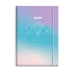 Agenda escolar Miquelrius Activa sem/vista cas 2025-26 Dream