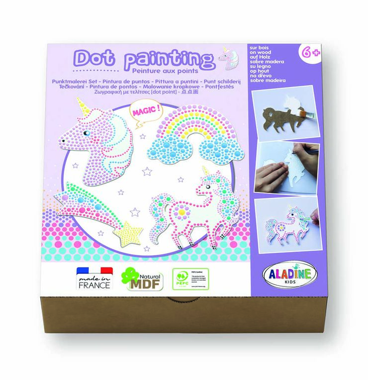 Kit Aladine Pinta con Puntos Unicornio
