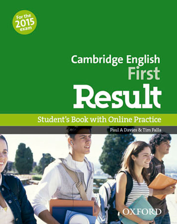 First Result Student'S book Online Practice Test Exampack 2015 Edition