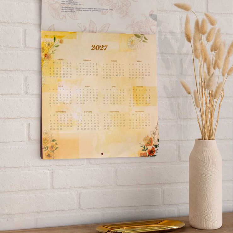 Calendario Pared C&uacute;pula Castellano 2027 La Vecina Rubia