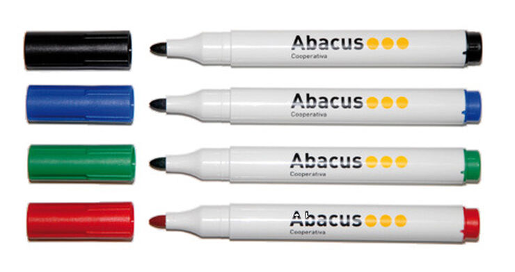 Rotulador rojo para pizarra blanca, 10 uds - Abacus Online