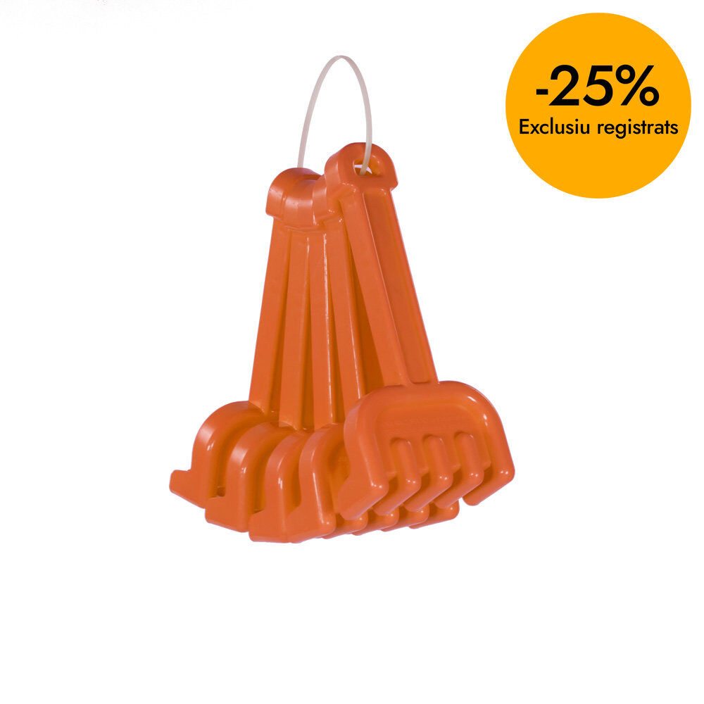 Rasclet taronja 20cm 5 unitats