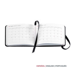 Agenda Miquelrius Pocket Semana Vista Multiling&uuml;e Luxor 2027 Negro
