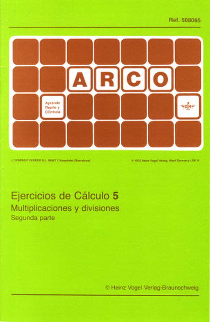 Arco Exercicis de Càlcul 5