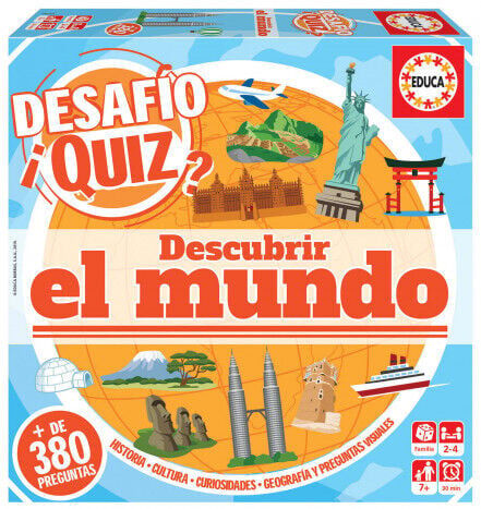 Desaf&iacute;o Quiz Descubrir El mundo Educa
