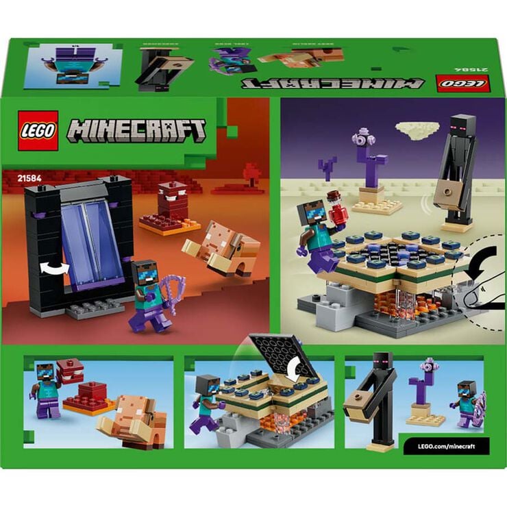 LEGO® Minecraft El Viatge pel Nether i el Portal a l’End 21584