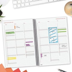Agenda Finocam Opaque Semana Vista Vertical 2027 Catal&aacute;n Azul