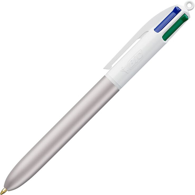 Bolígrafo Bic 4 colores Glaçé
